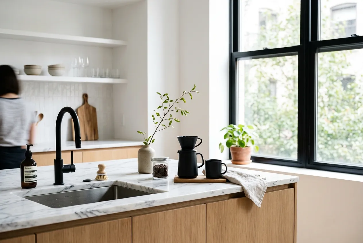 Cocina limpia y estética