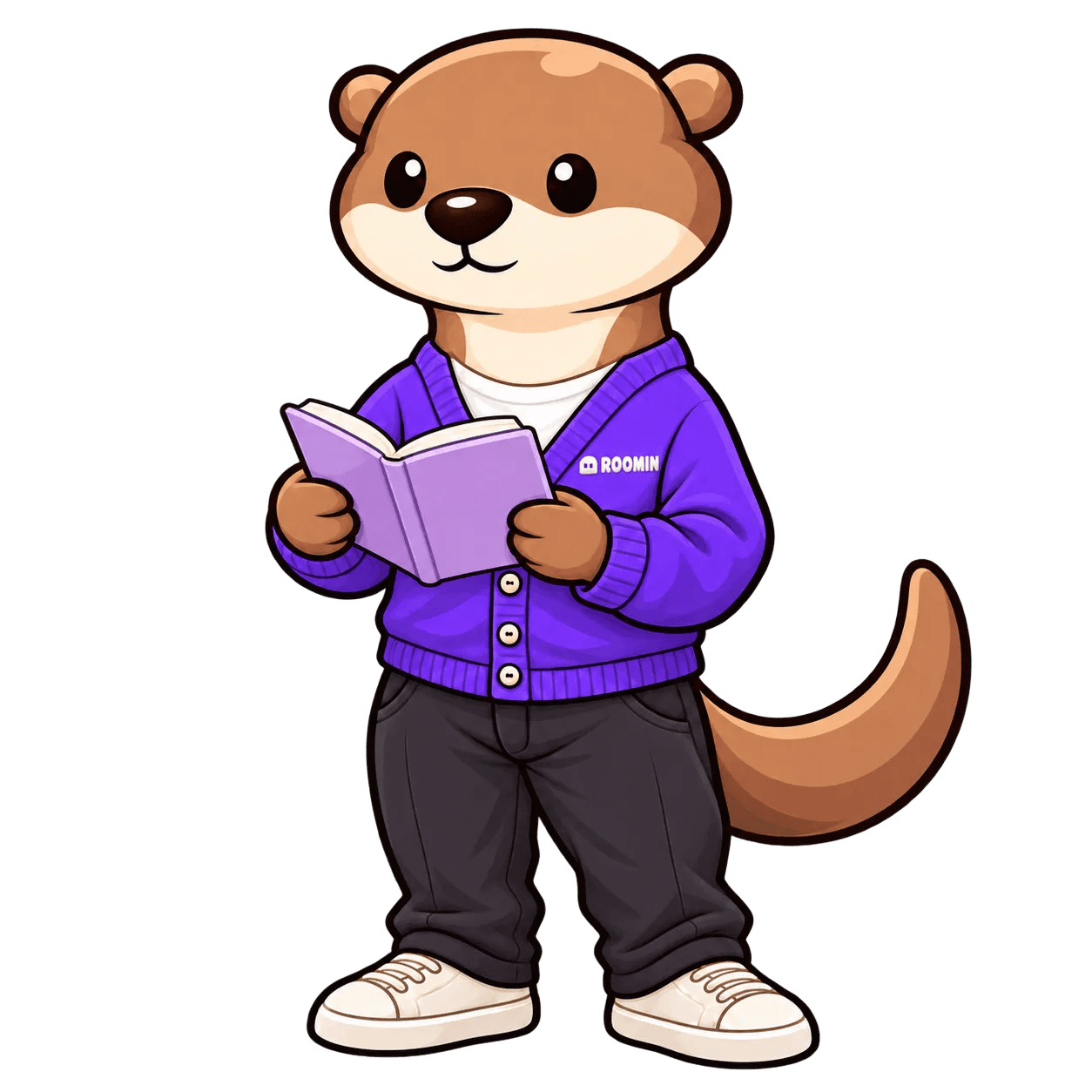 Nutria de Roomin leyendo un libro